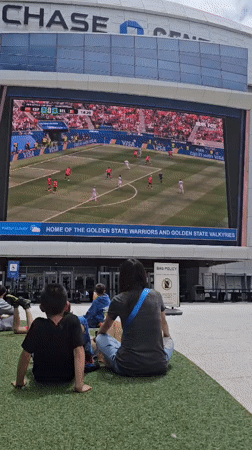 Outdoor World Cup watch party at Chase Center, San Francisco