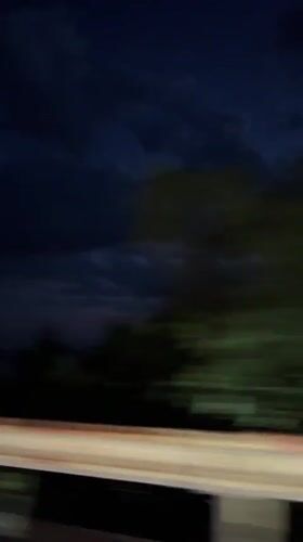 Dark clouds captured on video near Sveti Stefan, Montenegro