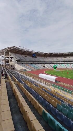 Soccer Match Documented at Estadio Cachamay, Ciudad Guayana