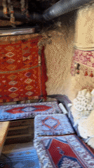 Tourist documents Cappadocia cave dwellings and rock formations