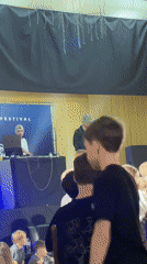 Early morning dance festival draws children in Krasnoyarsk