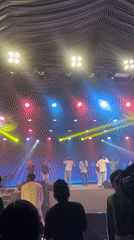 Musical performance draws audience in Galadimawa Village, Nigeria