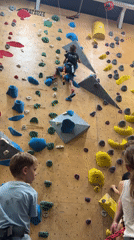 Kids' day out at a Netanya climbing gym