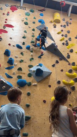 Kids' day out at a Netanya climbing gym