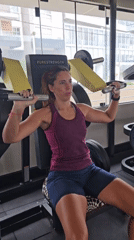 Fitness enthusiasts work out at Miraflores gym Friday afternoon