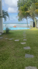 Beachfront property view captured in Goviyapana, Sri Lanka