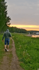 Evening strollers documented along Tallinn's Baltic Sea coastal paths