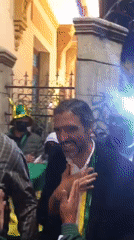 Conference and public gatherings documented across La Paz evening