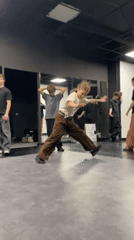 Young breakdancers practice moves at Krasnoyarsk studio