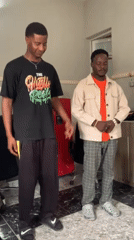 Young men dance and exercise in Jos indoor spaces