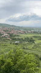Tourist documents Kuklen town views and religious monuments
