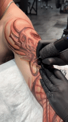 Moscow daily life documented across tattoo parlors and monuments