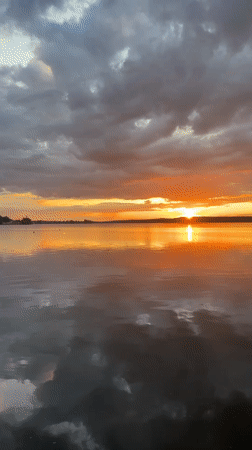 Sunset evening documented across Votkinsk, Russia in 14 minutes