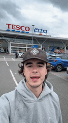 Routine shopping activities documented at Alloa Tesco supermarket