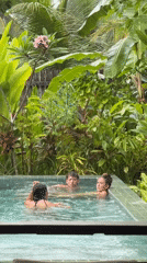 Daily life scenes captured at General Luna resort facility