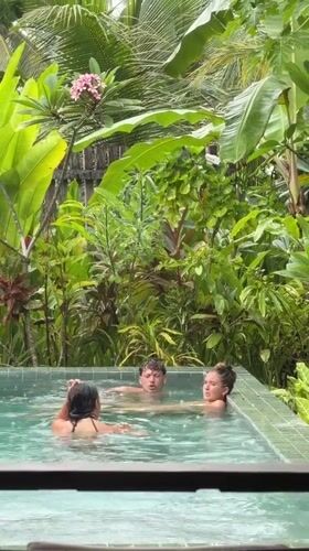 Daily life scenes captured at General Luna resort facility