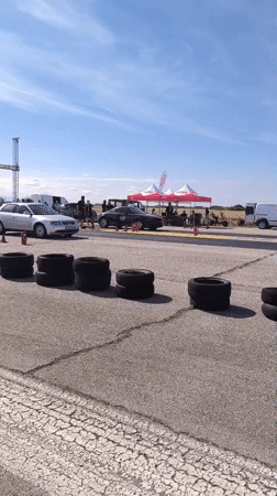 Car show and drag racing event at Akatsievo track
