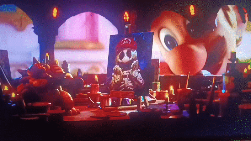 Venezuelan resident documents dinner and animated movie viewing session