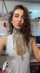 Person prepares backstage in Kazan dressing room