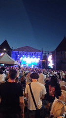 DOREDOS plays a night concert inside a historic stone fortress