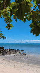 Beach views and street scenes near a clinic in Baan Thong Po