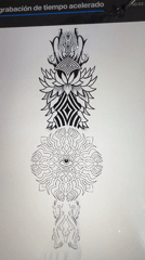 Time-lapse captures elaborate tattoo design sketching process in Madrid