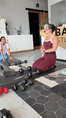 Women exercise at BAIKA Studio in Puebla, Mexico