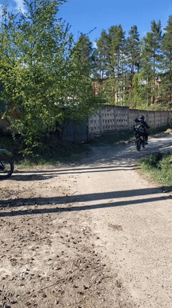 Rural life documented in Noviy: dirt biking, cats, countryside