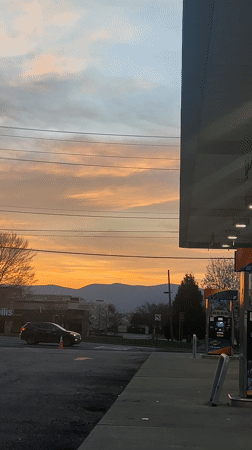 Sunset documented across multiple Newburgh locations