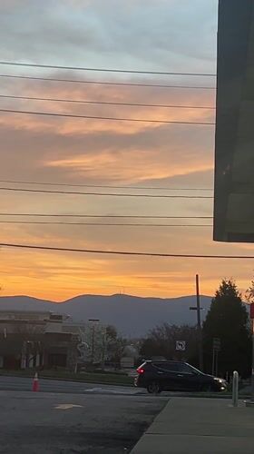 Sunset documented across multiple Newburgh locations