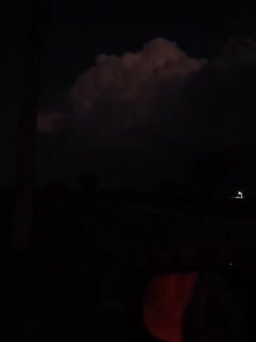 Nighttime driving footage captured in San Baltazar Torija, Mexico