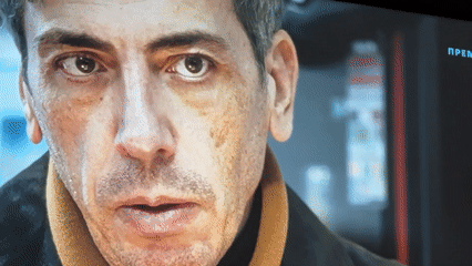 Video captures close-up shots of individuals in London
