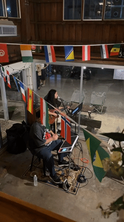 Night vibes at a Chiang Mai café with live music and drinks