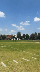 Soccer field activity documented in San Andrés Cholula