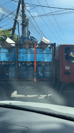 Morning commercial activity observed in Kuta Selatan streets