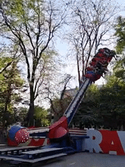 Rostov-on-Don park fair and city streets on a September afternoon
