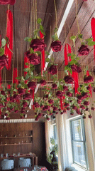 Rose-decorated dining experience with dessert service in Ubud