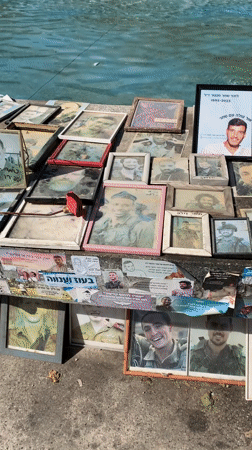 Ordinary Sunday afternoon life documented across Tel Aviv streets