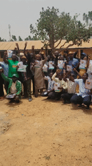 Electoral activities documented in Bukuru, Nigeria morning scenes