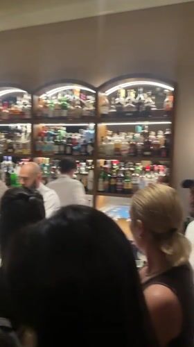 A night out at a Yerevan bar, inside and out.