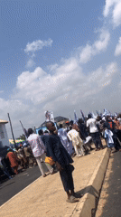 Mixed scenes captured in Akwanga: rally, wedding, drums, street life