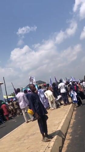 Mixed scenes captured in Akwanga: rally, wedding, drums, street life