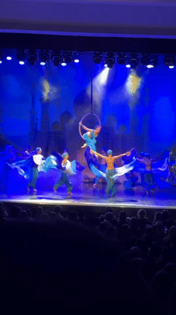 Aladdin-themed stage production performs in Abakan, Russia