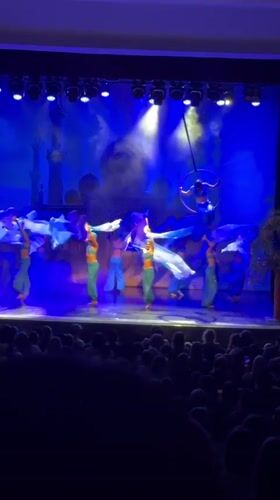 Aladdin-themed stage production performs in Abakan, Russia