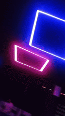 Modern neon-lit gym documented in Valle de La Pascua