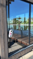 Morning domestic scenes documented in Votkinsk include cleaning robot, resting toddler