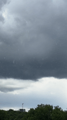 Morning Storm System Moves Through Nizhny Novgorod Residential Areas