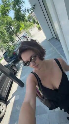 Selfie moment on a sunny day in Belgrade