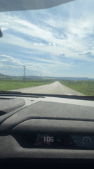 Driver records rural road journey in Hrabrovo, Bulgaria