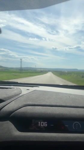 Driver records rural road journey in Hrabrovo, Bulgaria
